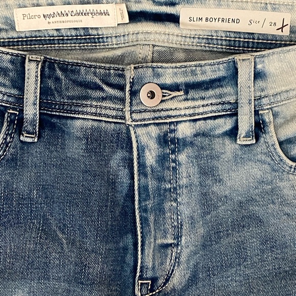 Anthropologie Pilcro Tie Dye High Rise Slim Boyfriend Jean NWT size 28 - Picture 4 of 4